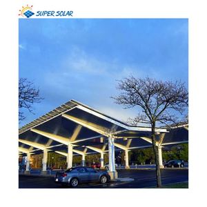 Soportes Solares de Acero para Estacionamiento Fotovoltaico en Xiamen, Aptos para Cocheras, Impermeables - Product Image 5