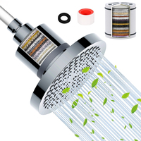 Pommeau de douche à filtre en 20 étapes pour une installation facile Accessoire de robinet de salle de bain confortable pour toilettes et salle de douche