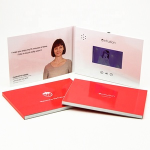 Brochure vidéo publicitaire électronique pour entreprises, carte promotionnelle, impression personnalisée, écran LCD, livre, catalogue numérique - Product Image 2