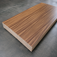 Panneau de contreplaqué mélaminé MDF 18 mm 2440x1220 mm, colle E0 E1 pour meubles de cuisine, panneaux muraux