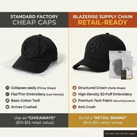 Casquettes de baseball pour hommes en coton de haute qualité, nouveau style, à cinq panneaux, brodées avec logo, vente en gros