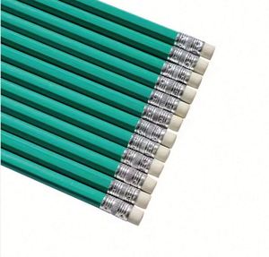 <b>Green</b> Plastic Promotional Pencil With Black Lead 7.5Inch Eco-Friendly Easy Grip for School & Office Use - Product Image 3