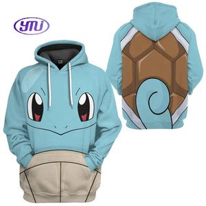 Wholesale Hot Charmander <strong>Pokemones</strong> Pika-chu Gengar Bulbasaur Snorlax Cosplay for Men Women Kids Printing Anime <strong>Hoodie</strong> Hooded - Product Image 4