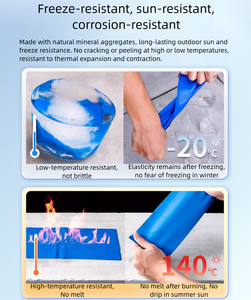 Peinture à base de <span class=keywords><strong>ciment</strong></span> polymère JS de la marque OAKHOUSE, peinture acrylique imperméable pour salle de bain, cuisine, mur, béton, toit - Product Image 4