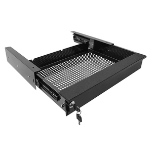 Jh-mech ngăn kéo tổ chức kéo ra lưu trữ cho 20 "hoặc nhỏ hơn máy tính xách tay có thể khóa trượt <span class=keywords><strong>underdesk</strong></span> ngăn kéo - Product Image 4