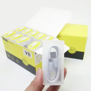 Distributor Grosir Lebih Memilih Harga Murah Mini Portable V8 8pin Usb C Kabel Charger Data Cepat untuk Ponsel 10Pcs Satu Set