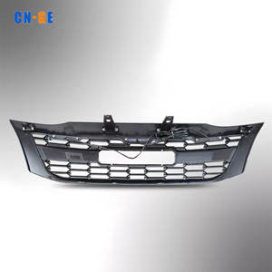 Accesorios Parrilla de ABS para Parachoques Delantero para Toyota Hilux <span class=keywords><strong>Vigo</strong></span> 2012-2014 Estilo GR Sport Negra con Luces LED - Product Image 3