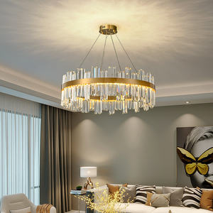 ライトラグジュアリー イタリアンクリスタルシャンデリア モダンシンプル クリームスタイル 2025 レストラン インターネットセレブリティ 寝室 リビングルームランプ - Product Image 5