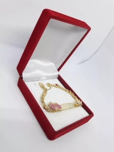 Regali di Compleanno per Bambini, Gioielli Personalizzati con Nome, Braccialetti con Corona di Fiori e Nome del <span class=keywords><strong>Bambino</strong></span> per Bambini - Product Image 4