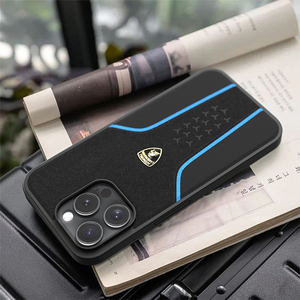 Étui de téléphone portable en cuir véritable Lamborghini officiellement autorisé pour iPhone 16, coque Alcantara pour iPhone 16 Pro Max, iPhone 17 - Product Image 5
