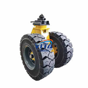 40-Foot Sea Marine Container <b>Transport</b> Caster Wheels, Rubber PU Heavy Duty - Product Image 3