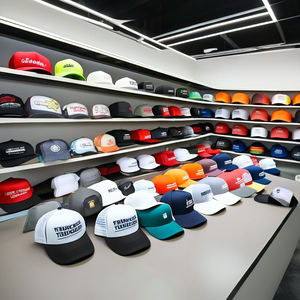 カスタム100% コットン素材黒野球女性用帽子スポーツ無地ロゴ刺繍調整可能男性用 - Product Image 6