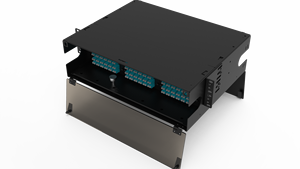 แผงแพทช์ไฟเบอร์ออปติก FRM-3RU-9X-TS-HD ขนาด 19 นิ้ว 3U 36 72 96 พอร์ต แบบเลื่อนได้ กล่องไฟเบอร์ออปติก ODF 96F - Product Image 2
