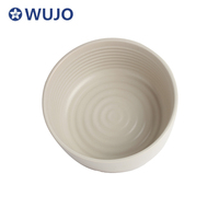 Ensemble de Table à dîner en relief de grès, ensemble d'assiettes à dîner blanches en céramique de luxe, 16 pièces