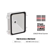 2D barkod tarayıcı USB QR barkod okuyucu USB RS232 TTL arayüzü Kiosk küçük sabit monte barkod makinesi QR barkod okuyucu