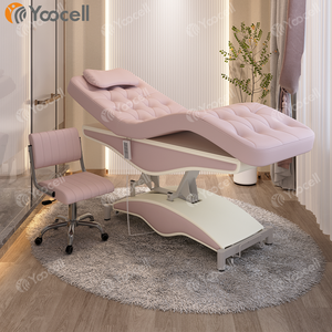 Yoocell-camas de masaje eléctricas, muebles de salón de belleza de lujo, color rosa, <span class=keywords><strong>nugabest</strong></span>, 4 motores, mesa de masaje facial, china - Product Image 6