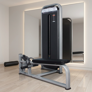 Máquina de entrenamiento de espalda con pila de pesas para gimnasio comercial, de acero de calibre pesado, con asiento, para desarrollo muscular del músculo latissimus dorsi - Product Image 4