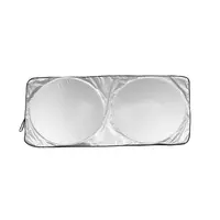 Защита от УФ-лучей с серебряным покрытием Универсальный Автомобильный передний солнечный экран для лобового стекла заднего лобового стекла