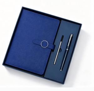Ensemble cadeau d'affaires de luxe avec tasse isotherme en acier inoxydable personnalisable, carnet de grande capacité et stylo - Product Image 3