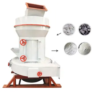 Professional stone powder barite automatic 4 roller raymond grinding mill for gypsum powder