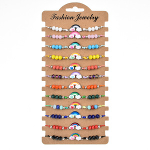 Braccialetto intrecciato di fascini animali della <span class=keywords><strong>tartaruga</strong></span> della boemia 12 pz/set per i gioielli della cavigliera di Yoga della catena della corda regolabile del branello di cristallo del bambino delle donne - Product Image 6