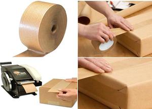 Cinta de Papel Kraft Reforzada con <span class=keywords><strong>Fibra</strong></span> Personalizada, Biodegradable, Ecológica, Activada por Agua - Product Image 4