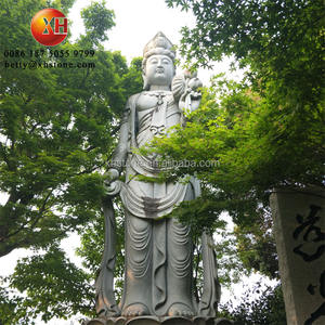 Piedra blanca Natural de estilo japonés tallada grande Kuan Yin Guan Yin <span class=keywords><strong>Kannon</strong></span> la diosa de la Misericordia Kwan Yin estatuas de escultura de Buda - Product Image 3