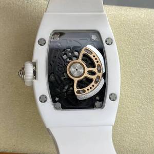 2026 New 0701 Barrel Shaped Waterproof Full Diamond Blue Dial Fashion ladies' Business Dating Leisure <b>Mechanical</b> <b>Watch</b> - Product Image 6