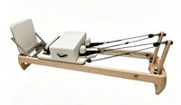 CE Appareil de musculation en bois de chêne, design traditionnel durable, pour fitness, santé, usage domestique et en studio, vente en gros, Reformers Philates
