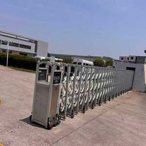 <span class=keywords><strong>Portail</strong></span> rétractable automatique en aluminium, <span class=keywords><strong>portail</strong></span> télescopique <span class=keywords><strong>motorisé</strong></span>, <span class=keywords><strong>portail</strong></span> de sécurité scolaire, clôture avant - Product Image 3