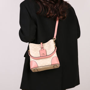 Bolso de Hombro de Lujo Ligero para Mujer, de PU, con Cierre de Cremallera, Elegante, Texturizado, con Diseño de Flores Antiguas, Moderno y Portátil, de Poliéster - Product Image 4