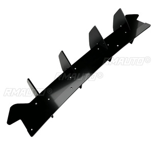 Glossy Black <b>Car</b> Rear Bumper <b>Diffuser</b> Lip Splitters Spoiler Rear Bumper Protector for Ford Focus ST MK4 2018-2021 <b>Car</b> Styling - Product Image 3