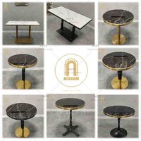 Personnalisé Industriel Pierre Blanc Marbre Salle à Manger Hôtel Café Restaurant Mobilier Table Chaise Durable Offre Spéciale pour L'école En Plein Air