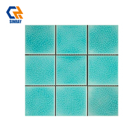 Bordures Sinray en porcelaine imitation métal, surface brillante, antibactériennes, antidérapantes, résistantes à l'usure et aux acides, épaisseur 6 mm