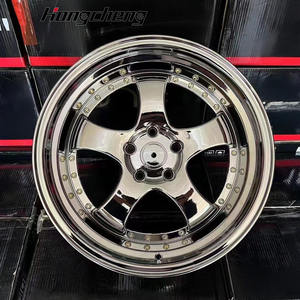 Llantas cromadas 5x100 5x112 5x114,3 5x120 5x130 Ruedas de 5 radios Rueda cóncava profunda para <span class=keywords><strong>Bmw</strong></span> 7 Series 730li Audi Mercedes Cf3 - Product Image 1
