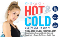Pack de glace réutilisable pour thérapie magnétique, pour les blessures au dos et les épaules, bouteille de Gel pour la douleur