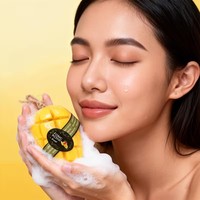 Savon artisanal à la mangue, nettoyage en profondeur, hydratant, rafraîchissant, pour le visage et le bain, cadeau de vacances