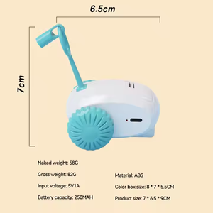 Jouet de course intelligent rechargeable, nouveau produit pour animaux de compagnie pour chats et chiens, télécommande, plume, jouet interactif et de mouvement pour animaux de compagnie - Product Image 2