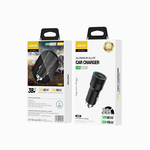 Aspor A905 xách tay 36W nhanh chóng sạc xe hơi loại C xe sạc điện thoại USB <span class=keywords><strong>Adapter</strong></span> cho điện thoại - Product Image 5