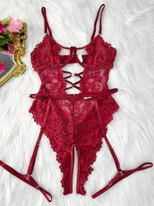 Body erótico transparente Precio Teddy Lencería sexy para mujeres adultas Lencería sexy desnuda - Product Image 5