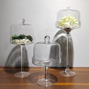 Aristo Handmade Glass <strong>Cake</strong> Bell Jar High Quality Food Grade <strong>Cake</strong> Display Stand Dome <strong>Cover</strong> for Kitchen Birthday Wedding Decor - Product Image 1