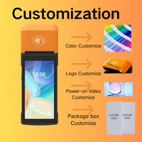 Système de TPV Mobile Hors Ligne Android 14.0 Portable avec Connectivité USB, Terminal de Paiement et Lecteur de Carte Bancaire & Prise en Charge NFC GMS