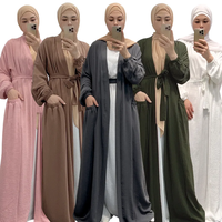 Dubaï Turquie CEY Tissu crêpe 180D couleur unie tissu doux résistant au rétrécissement tissu pour robe pour les femmes