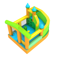 Château gonflable en PVC 4x3x3,2m pour usage domestique et commercial, capacité supérieure à 500 kg et garantie de 2 ans, idéal pour la location événementielle