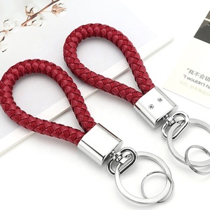 Thời Trang Số Lượng Lớn Dệt Da <span class=keywords><strong>Key</strong></span> Fob Handmade Dệt <span class=keywords><strong>Key</strong></span> Chủ Bện PU Da Xe <span class=keywords><strong>Key</strong></span> Chains - Product Image 2