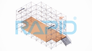Tùy chỉnh ringlock layher giàn giáo cho giai đoạn xây dựng, buổi hòa nhạc sự kiện, triển lãm vòng khóa sân khấu hội đồng quản trị với guardrails - Product Image 4