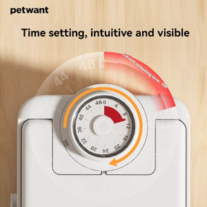 Distributeur automatique de nourriture pour animaux de compagnie à minuterie pour une seule repas, conserve la fraîcheur pendant 48 heures, bol sans fil pour nourriture sèche et humide avec bloc de glace pour chiens et chats - Product Image 5