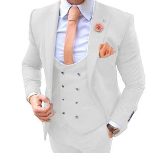 婚礼商务修身三件套新郎职业燕尾服西装外套舞会西装外套背心搭配裤子 - Product Image 1