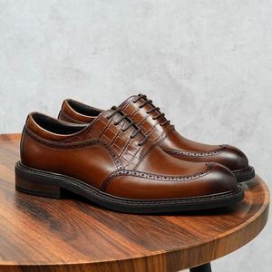 Zapatos de Vestir de Cuero para Hombre, Zapatos de Cuero Casuales para Hombre - Product Image 3