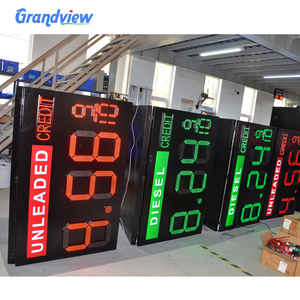 Señal de precio de Gas LED para exteriores a prueba de agua para gasolinera con pantalla de EFECTIVO/CRÉDITO SDK habilitado tablero de señal de número <span class=keywords><strong>Digital</strong></span> OEM - Product Image 4